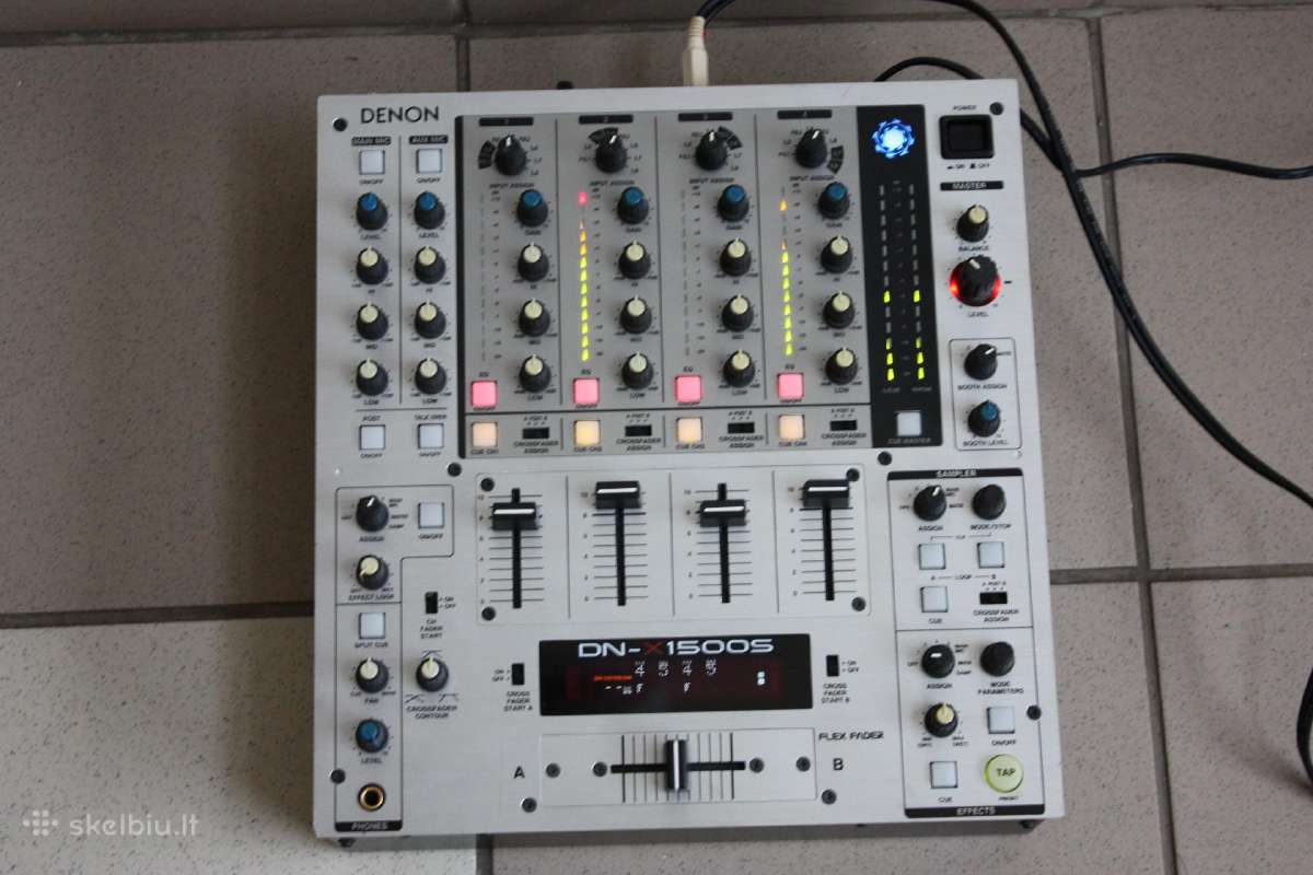 Denon Dn-x1500s Professional Dj Mixer 4ch Japan - nuotraukos Nr. 27