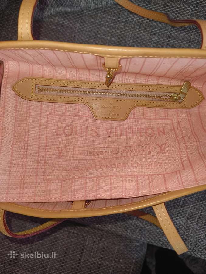 Louis Vuitton Neverfull Azure White - nuotraukos Nr. 5