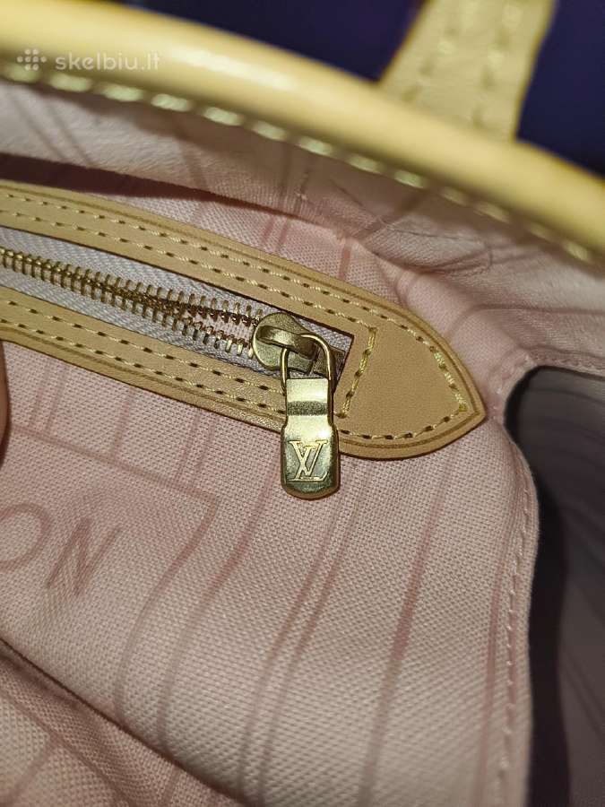 Louis Vuitton Neverfull Azure White - nuotraukos Nr. 6