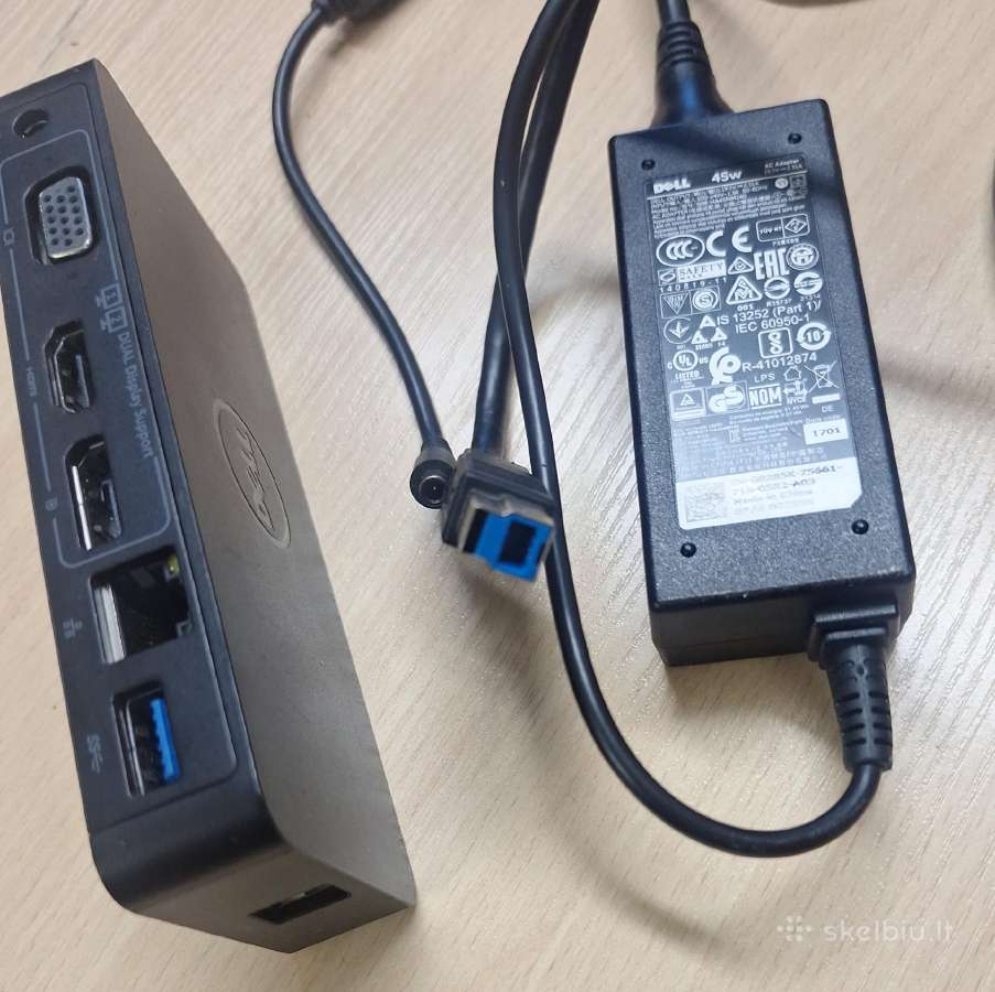 Sujungimų stotelė Dell D1000 Usb pajungimas - nuotraukos Nr. 7