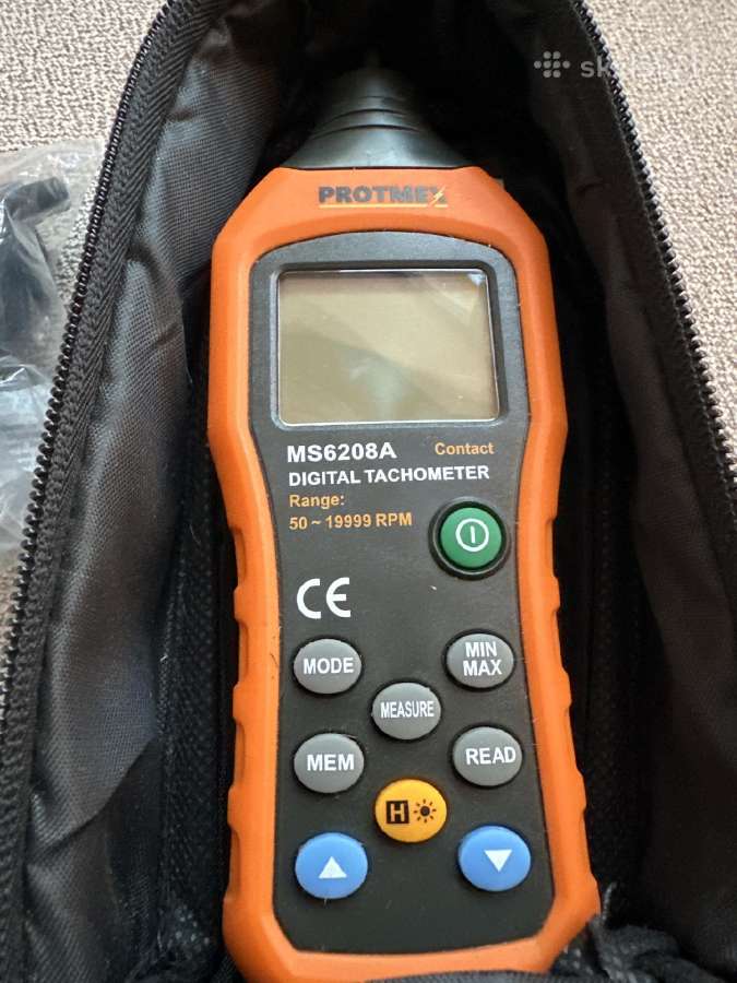 Protmex Digital Tachometer, Ms6208a Contact - nuotraukos Nr. 2