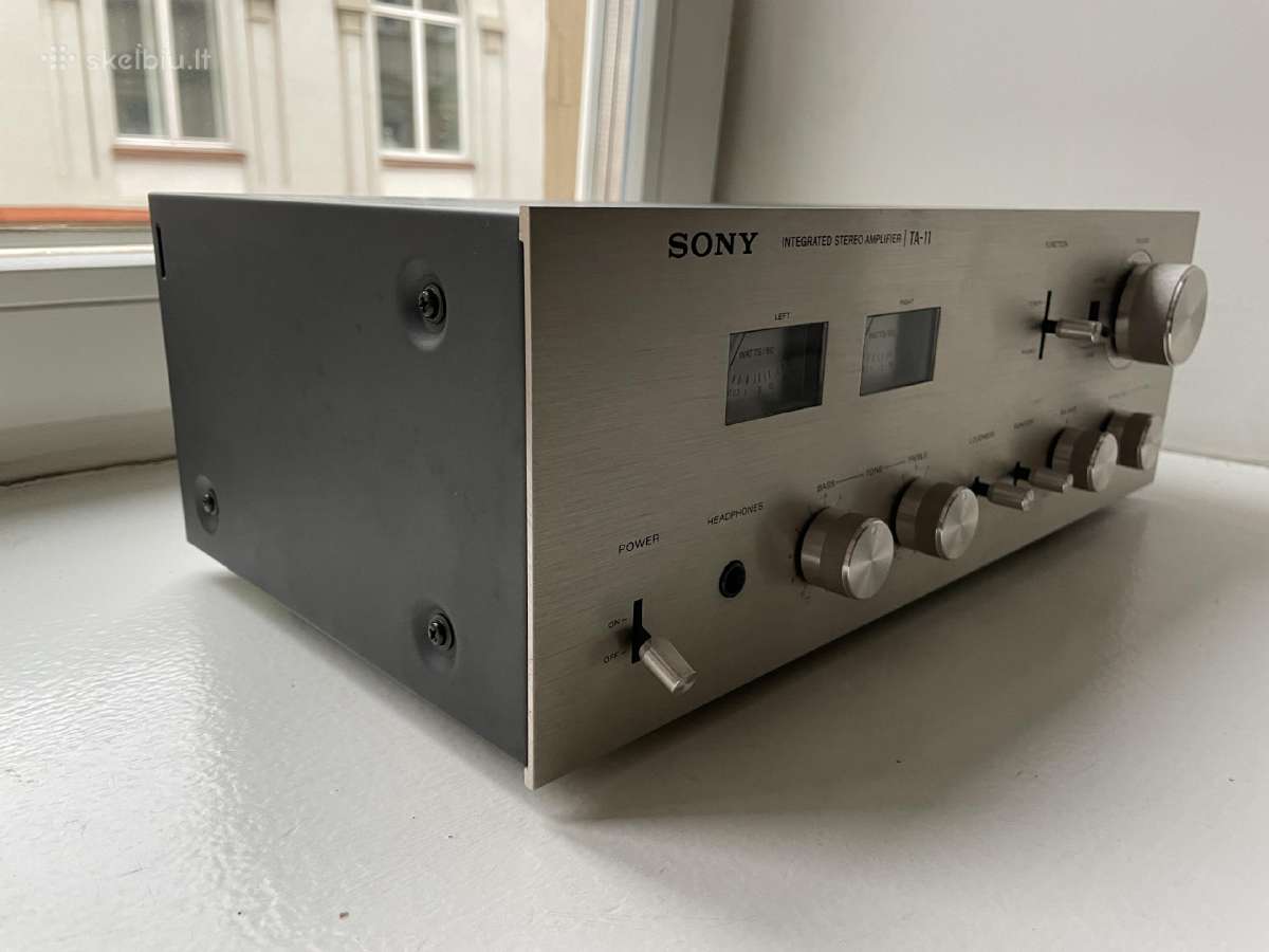 Vintažinis Sony Ta-11 Hifi stiprintuvas - nuotraukos Nr. 6