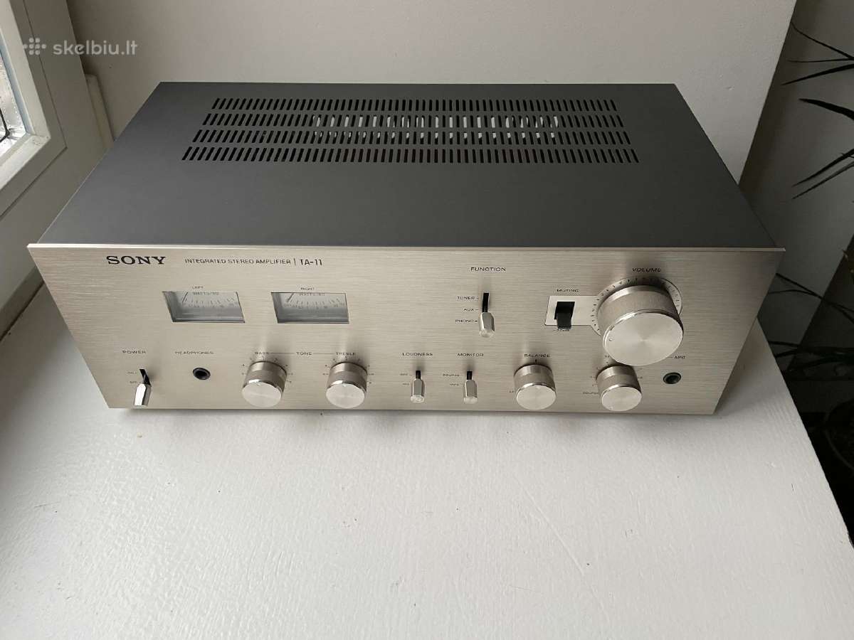 Vintažinis Sony Ta-11 Hifi stiprintuvas - nuotraukos Nr. 3