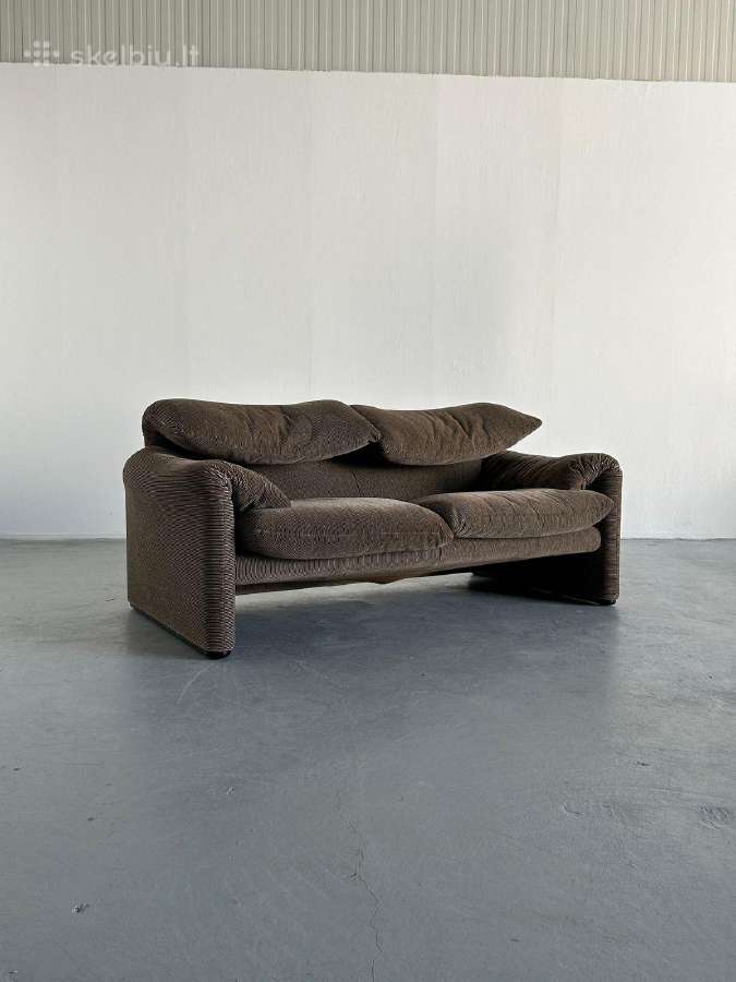 Vico Magistretti Maralunga sofa Cassina, Italija - nuotraukos Nr. 2