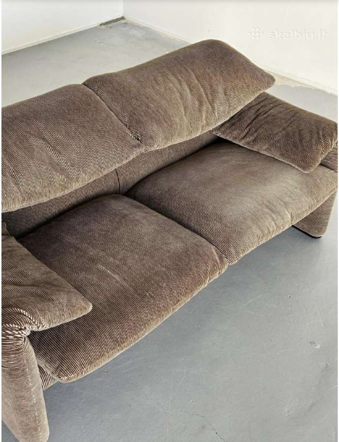 Vico Magistretti Maralunga sofa Cassina, Italija - nuotraukos Nr. 4