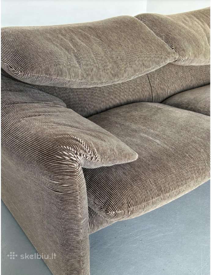 Vico Magistretti Maralunga sofa Cassina, Italija - nuotraukos Nr. 5