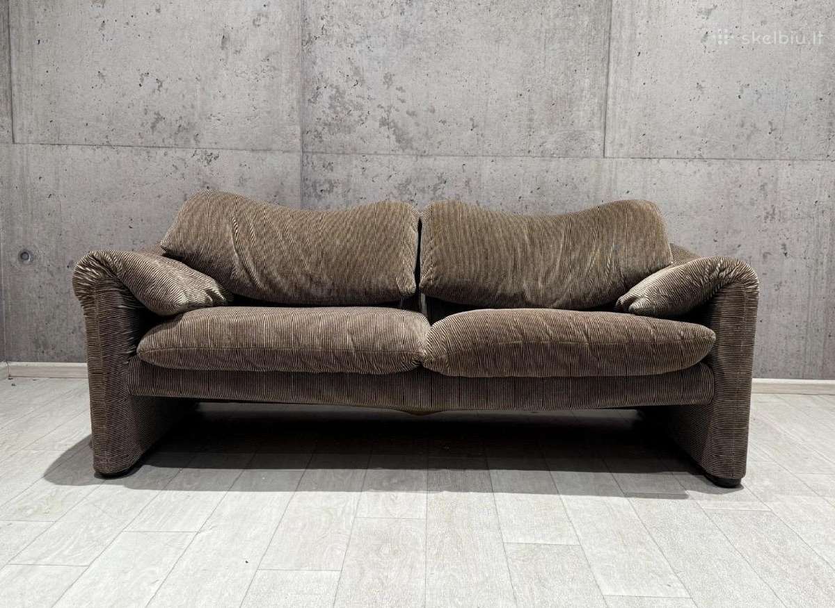 Vico Magistretti Maralunga sofa Cassina, Italija - nuotraukos Nr. 7
