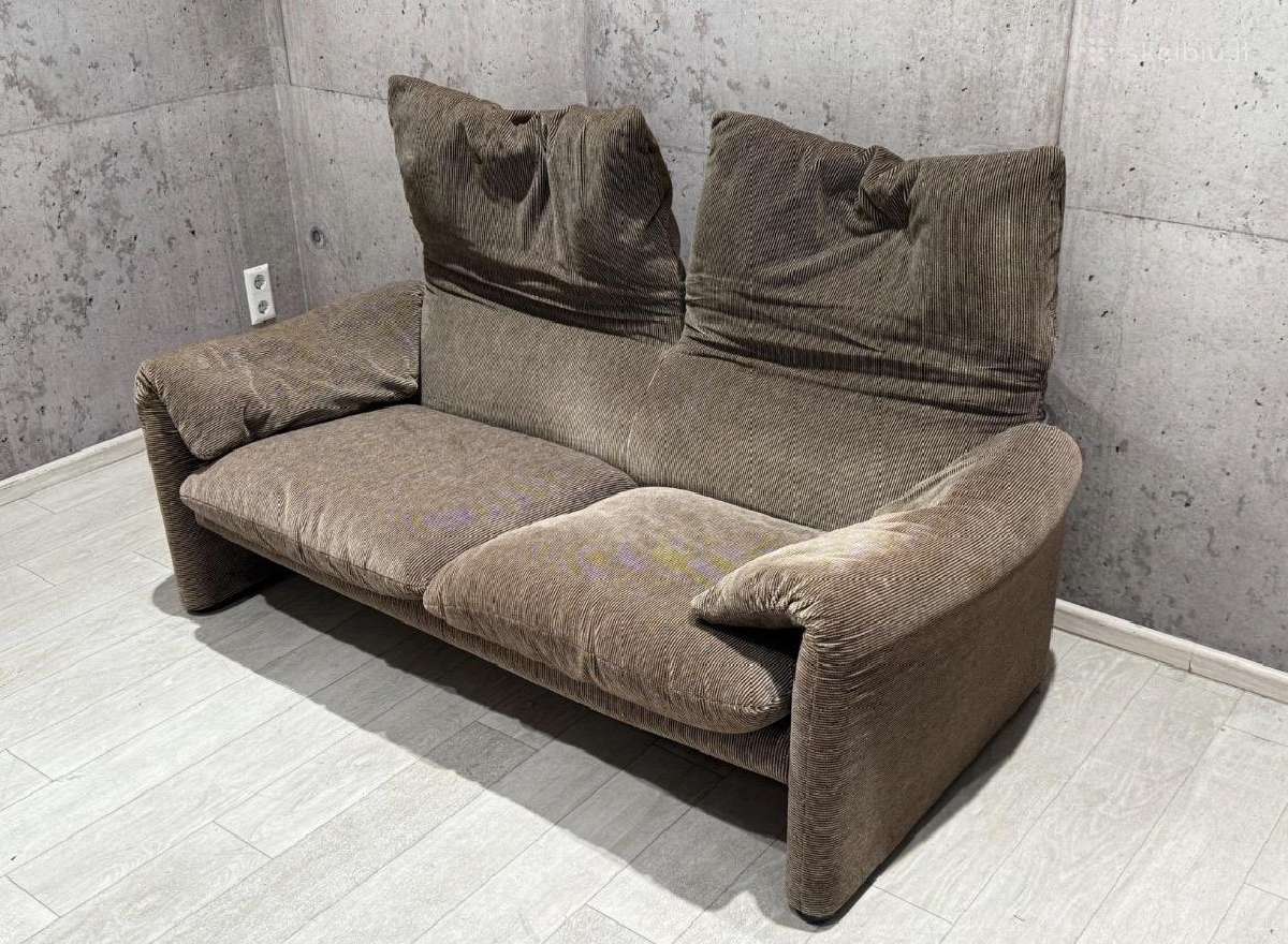 Vico Magistretti Maralunga sofa Cassina, Italija - nuotraukos Nr. 11