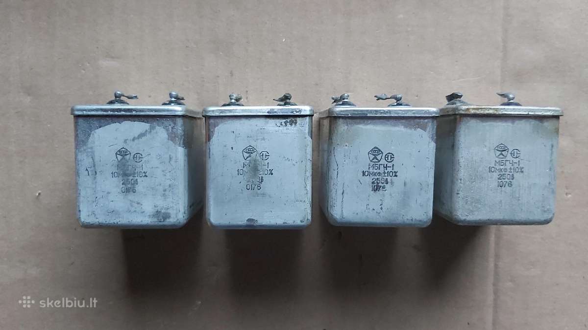 Kondensatoriai Mbgč, Mbgo, K73p-4 ir kt. - nuotraukos Nr. 4