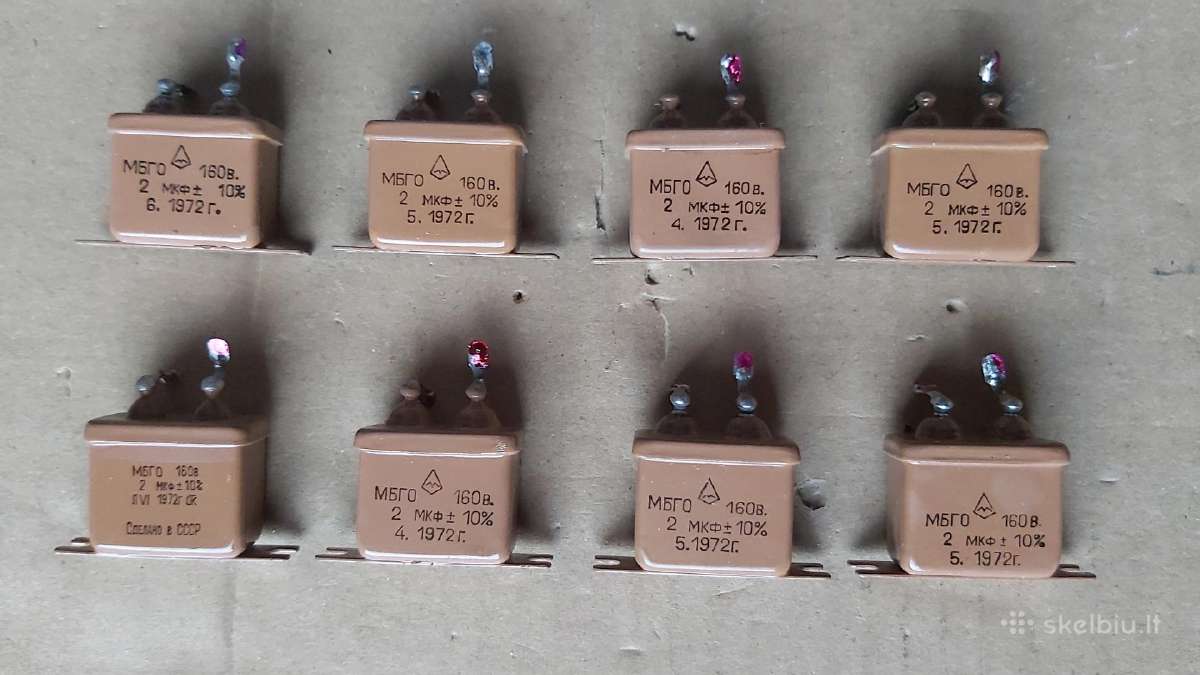 Kondensatoriai Mbgč, Mbgo, K73p-4 ir kt. - nuotraukos Nr. 10