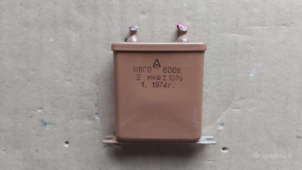 Kondensatoriai Mbgč, Mbgo, K73p-4 ir kt. - nuotraukos Nr. 16