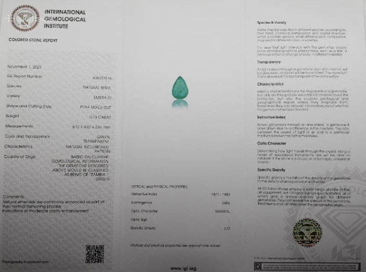Smaragdai juvelyrikos dirbiniui, investicijai - nuotraukos Nr. 12