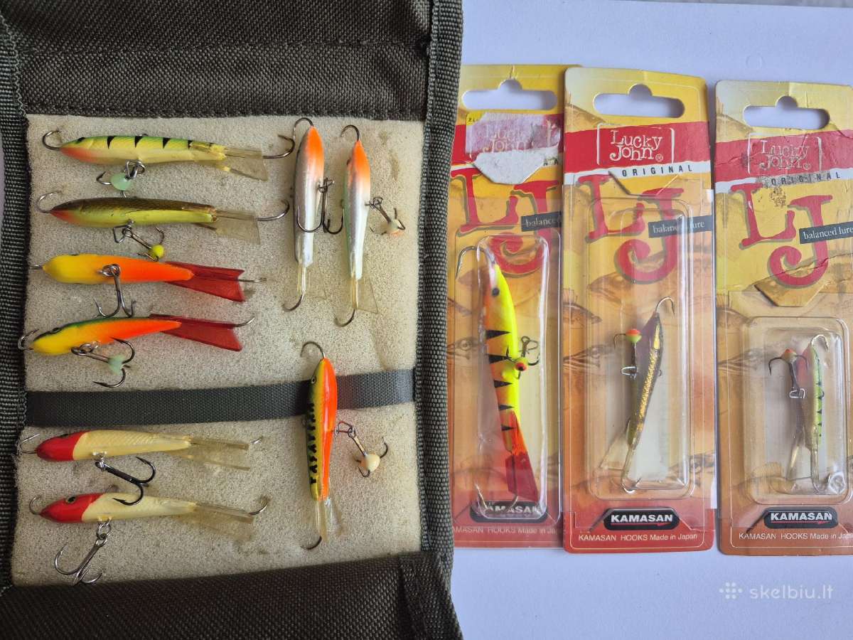 Lucky John ir Rapala balansyrų rinkinys