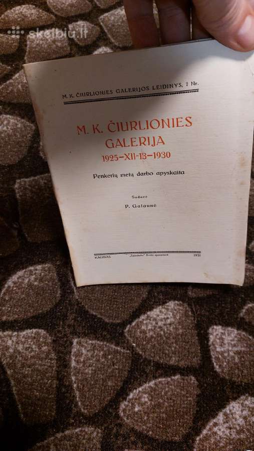 Ciurlionyte 1931m - nuotraukos Nr. 3