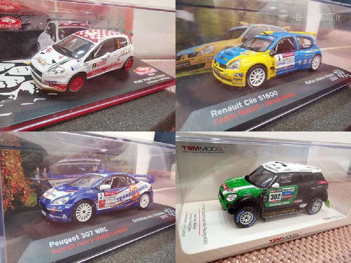 1:43 Rally Automobilių Modeliai - nuotraukos Nr. 2