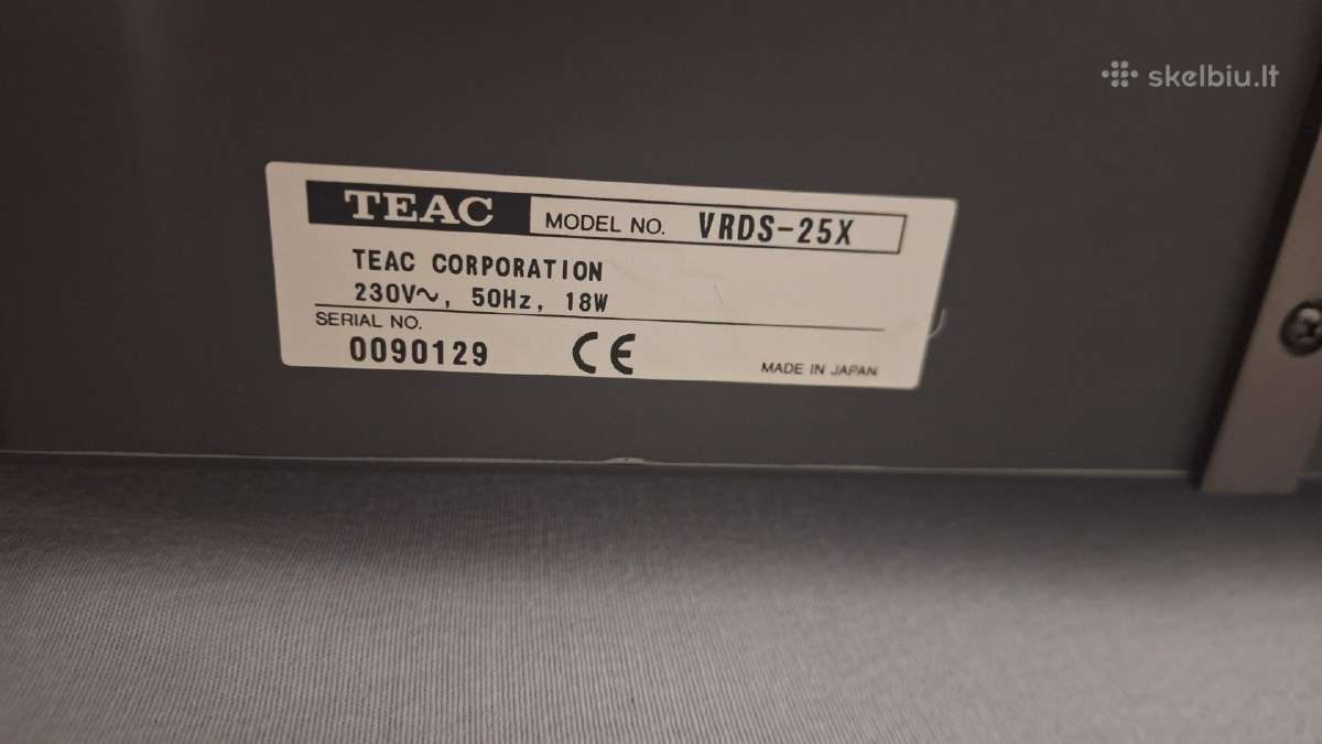 CD grotuvas Teac Vrds 25x - nuotraukos Nr. 5