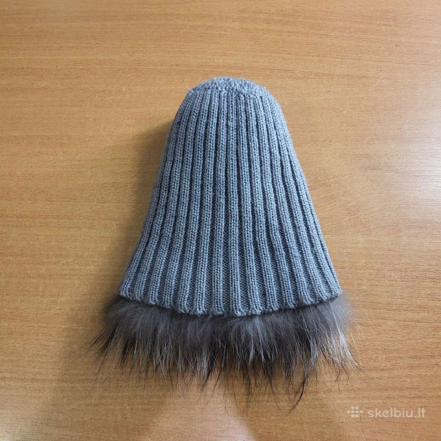 Stilinga kepurė, lapės kailis - nuotraukos Nr. 6