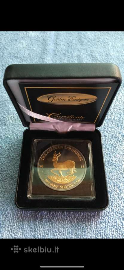 Moneta Gabon 2015m, 1000 franks, sidabras(.999) - nuotraukos Nr. 3