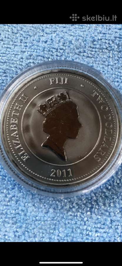 Moneta Fiji 2011m. 2 dollars, sidabras(.999) - nuotraukos Nr. 2