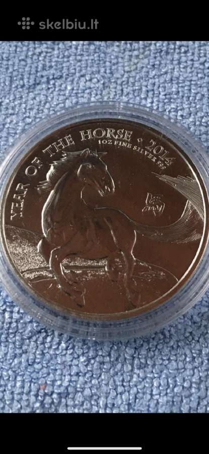 Moneta UK 2014m. 2 svarai, sidabras(.999)