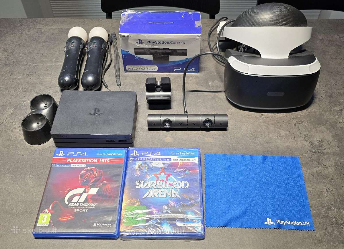 Playstation 4 version 2 vr akiniai