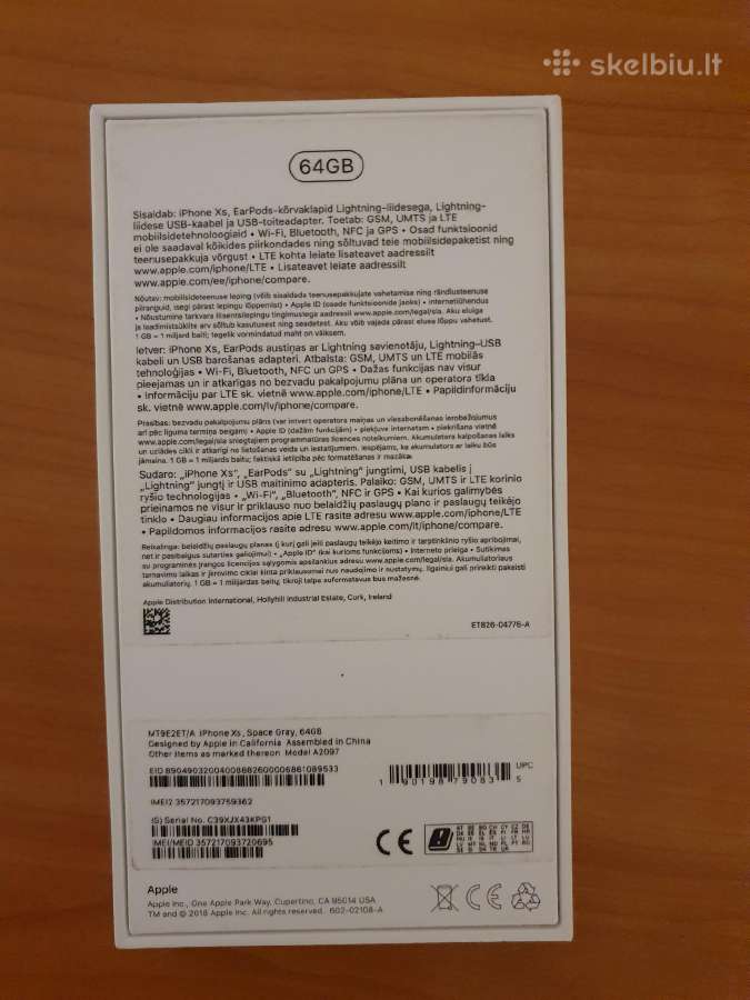 iPhone X 64gb kaip nauja dezute - nuotraukos Nr. 2