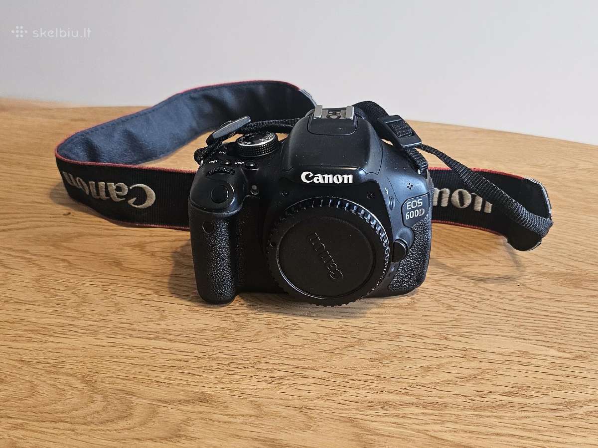 Canon EOS 600d – veidrodinis fotoaparatas su pried - nuotraukos Nr. 2