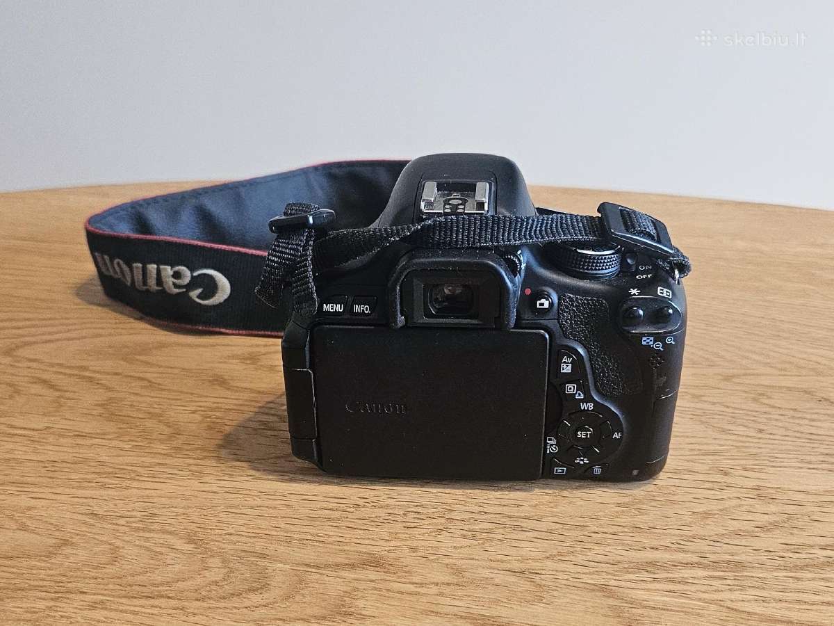 Canon EOS 600d – veidrodinis fotoaparatas su pried - nuotraukos Nr. 3