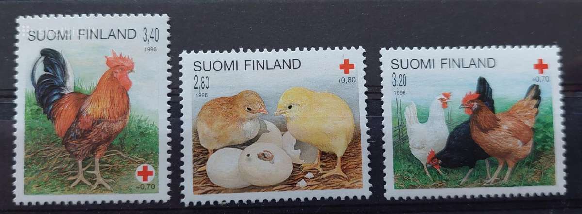 Suomija 1996 naminiai paukščiai švarus Michel 1334