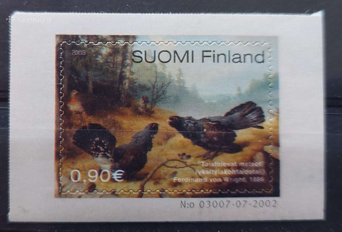 Suomija 2003 tetervinai, švarus Michel 1648