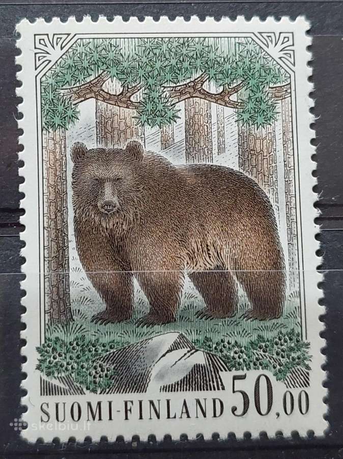 Suomija 1989 lokys, švarus Michel 1090
