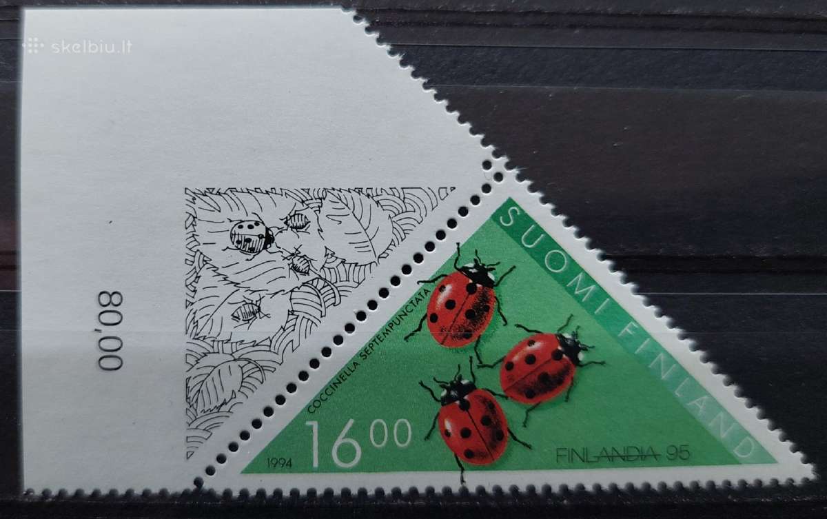 Suomija 1994 vabzdys, švarus, Michel 1255