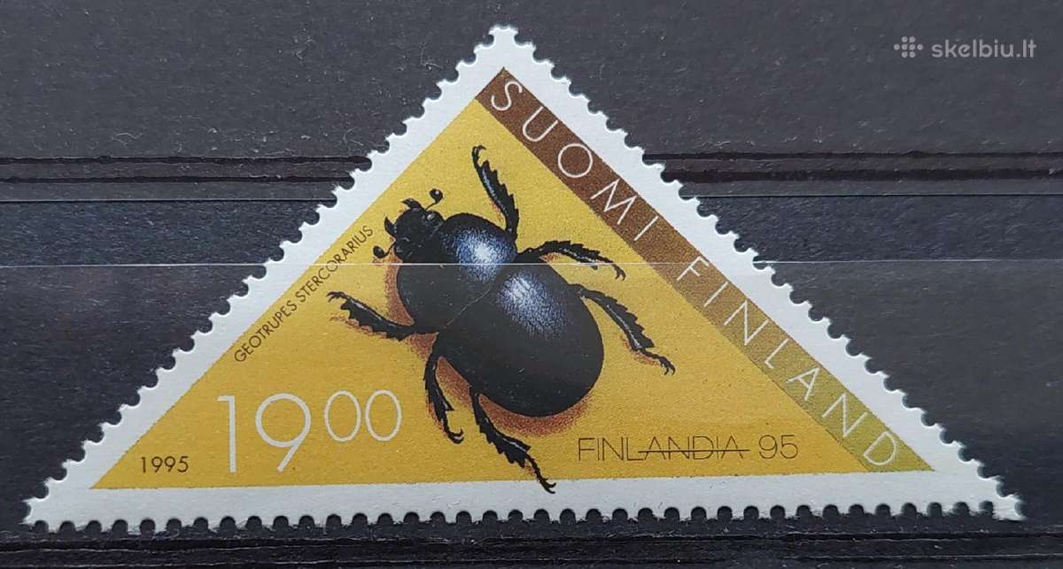 Suomija 1995 vabzdys, švarus, Michel 1301