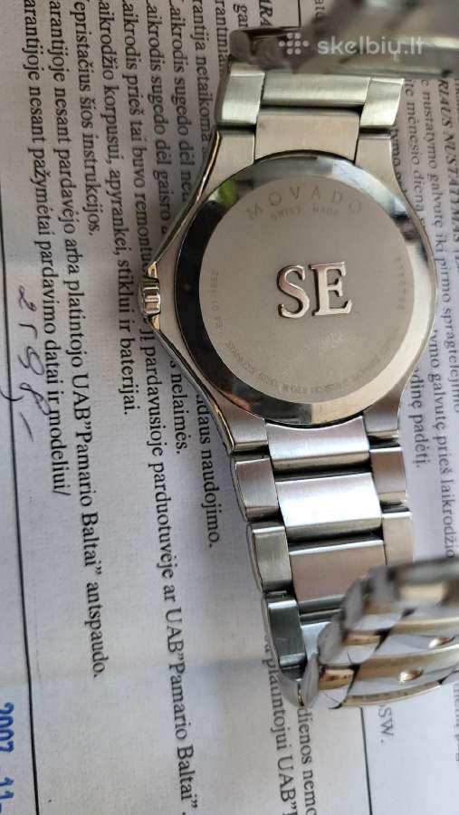 Movado šveicariškas laikrodis, Visi dokumentai - nuotraukos Nr. 5