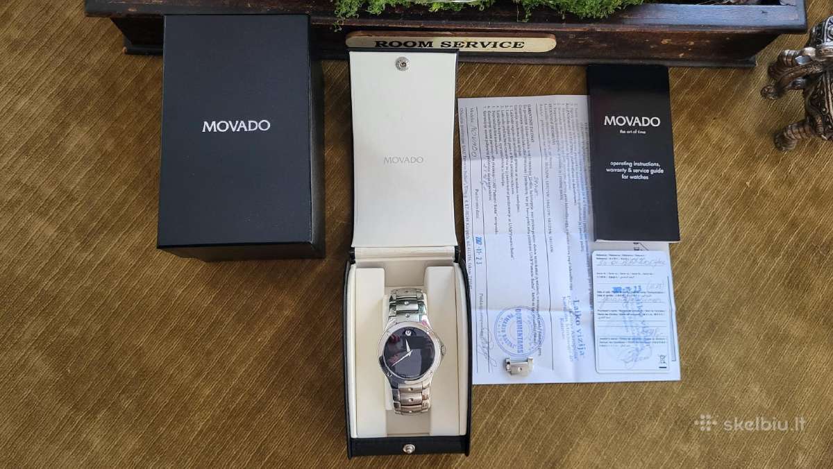 Movado šveicariškas laikrodis, Visi dokumentai