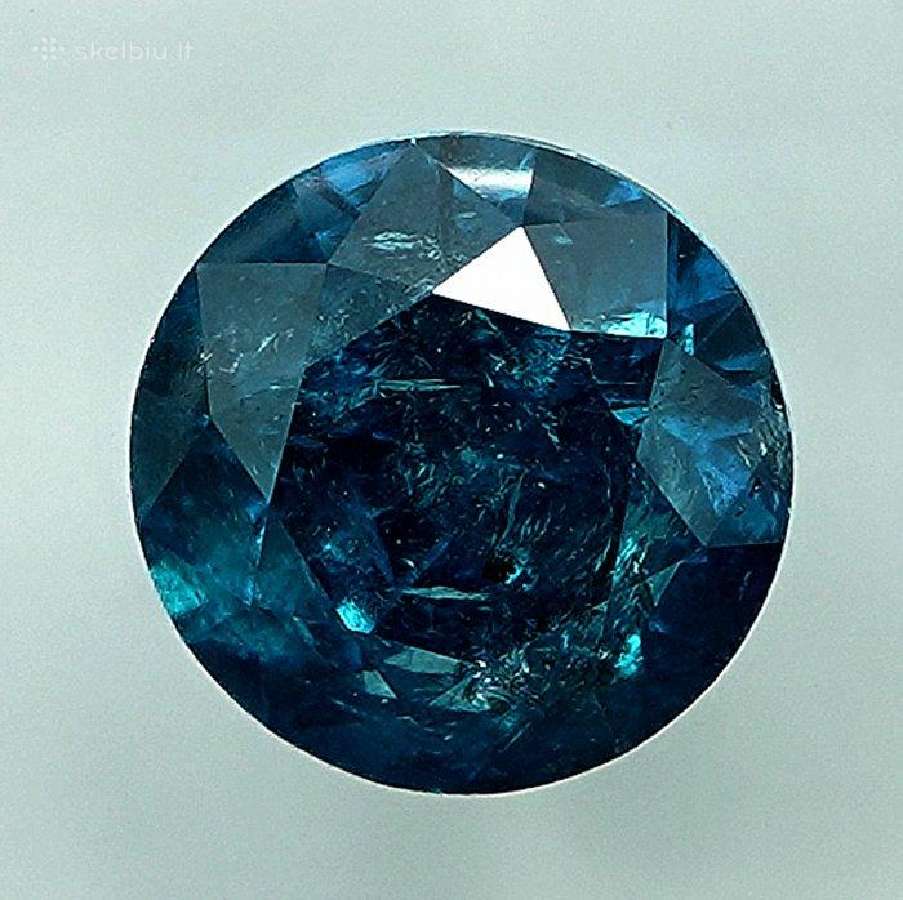 1 vnt. deimantas (apdorotas spalvotai) - 1,14 ct. - nuotraukos Nr. 2