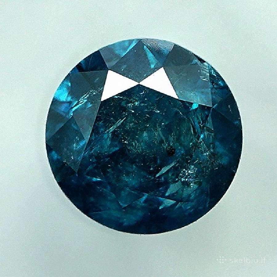 1 vnt. deimantas (apdorotas spalvotai) - 1,14 ct. - nuotraukos Nr. 7