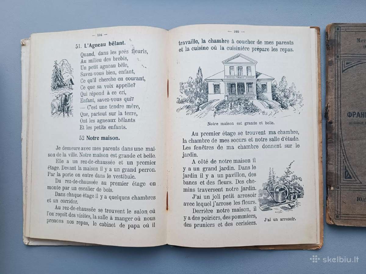 Senoviniai prancūzų kalbos vadovėliai - nuotraukos Nr. 2