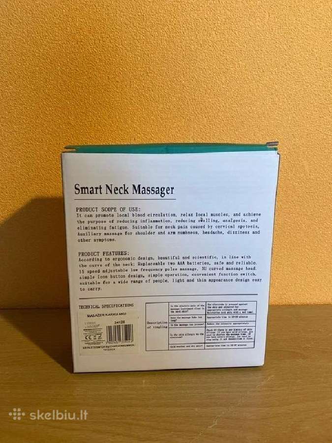 Išmanusis kaklo masažuoklis smart neck massager - nuotraukos Nr. 2