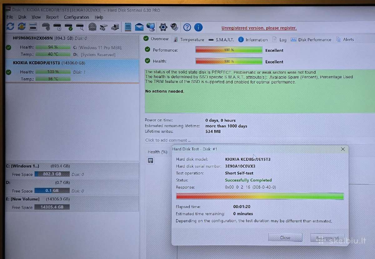 2.5" U.2 U.3 E3.s M.2 Nvme SSD Gen 3.0 4.0 5.0 - nuotraukos Nr. 34