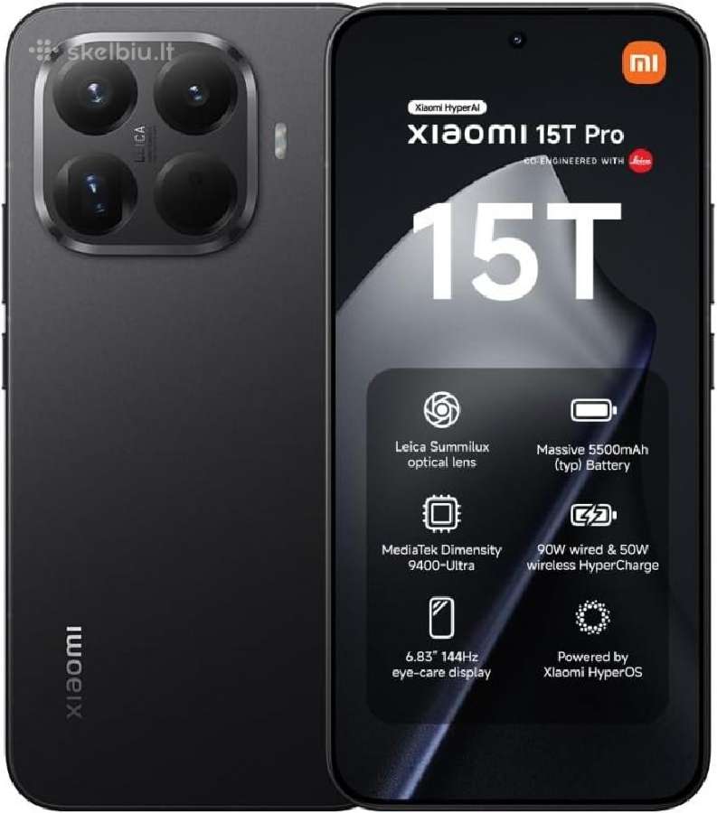 Xiaomi 15t Pro 5G 12/512gb Leica lens aujas