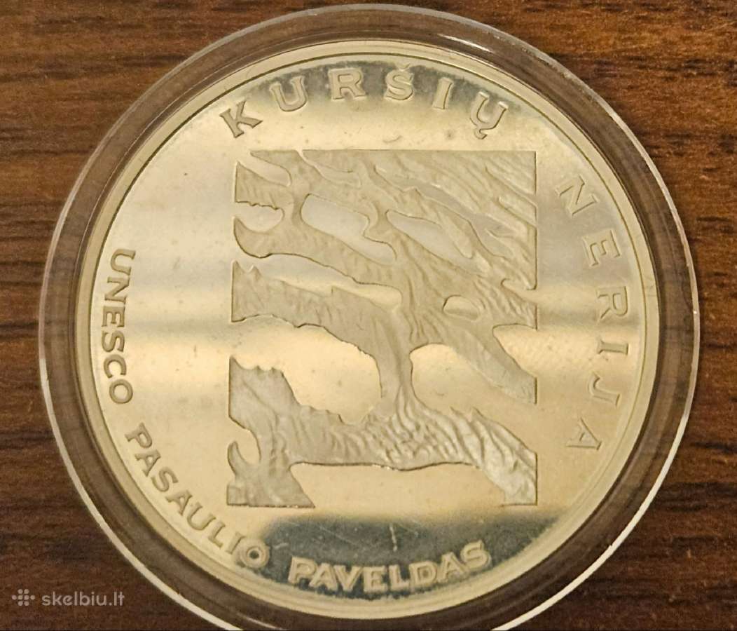 Sidabrinė moneta 2004 Kuršių Nerija 50 Lt - nuotraukos Nr. 4
