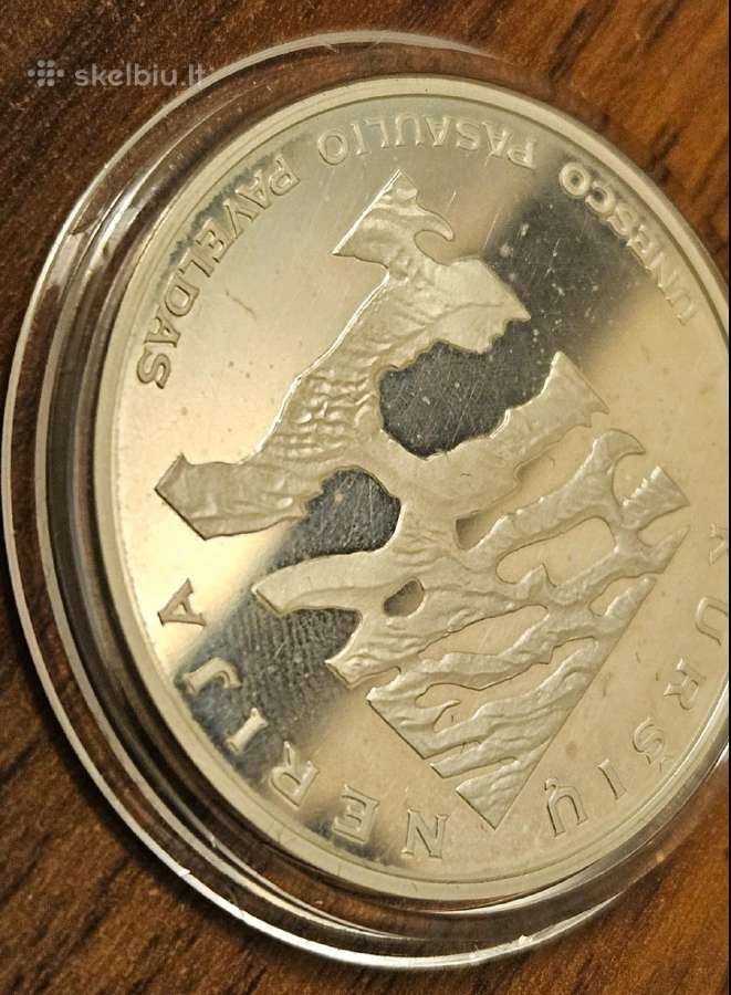 Sidabrinė moneta 2004 Kuršių Nerija 50 Lt - nuotraukos Nr. 5