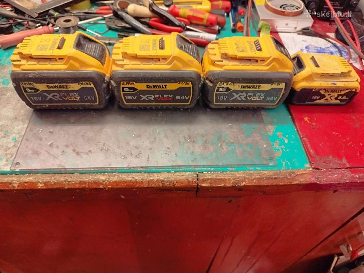 54v Dewalt baterija - nuotraukos Nr. 6