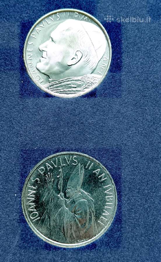 Vatikano sidabrinių monetų rinkinys - nuotraukos Nr. 5