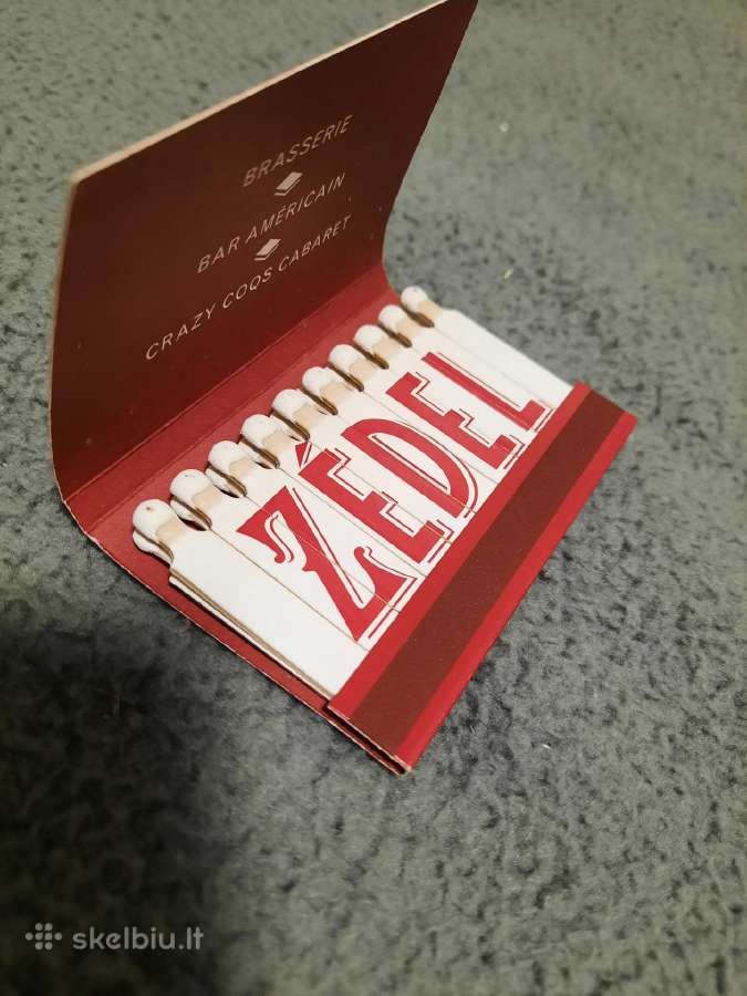 Rem. Degtukų dėžutė knygelė Zedel - nuotraukos Nr. 5