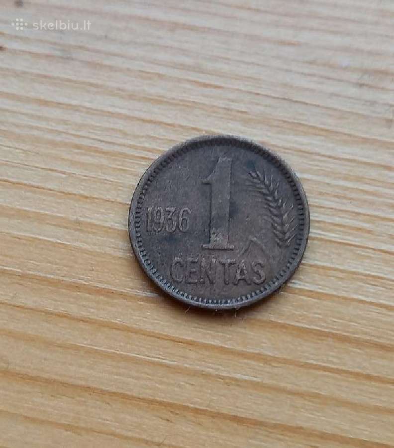 Lietuva 1936 1 centas
