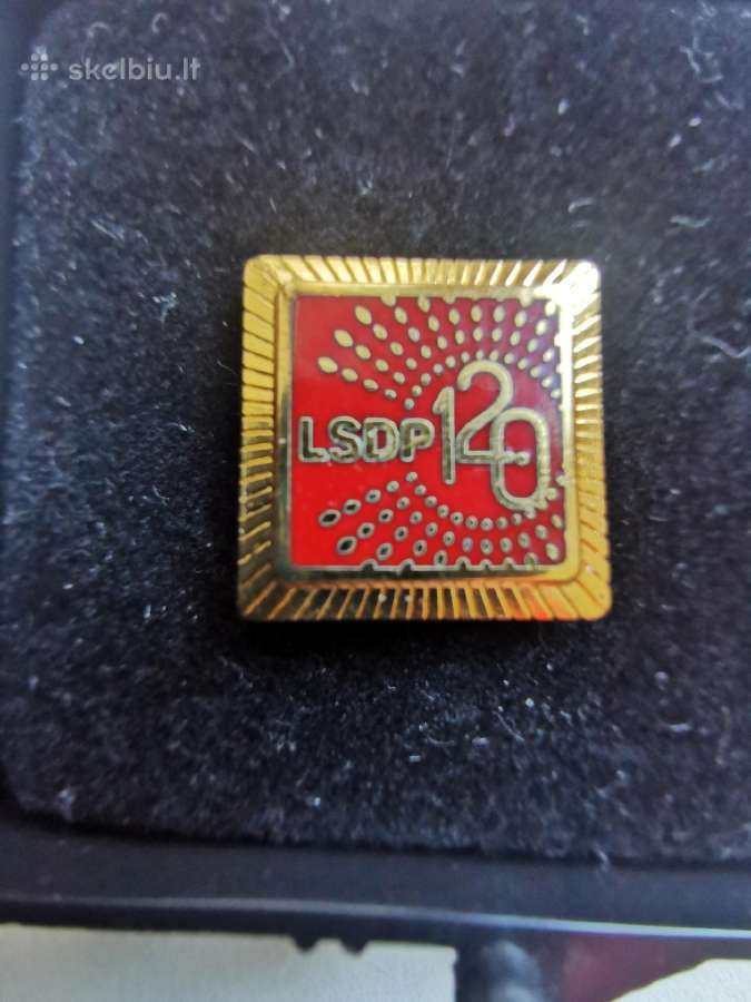 Sidabrinis Lsdp 120 ženkliukas - nuotraukos Nr. 3