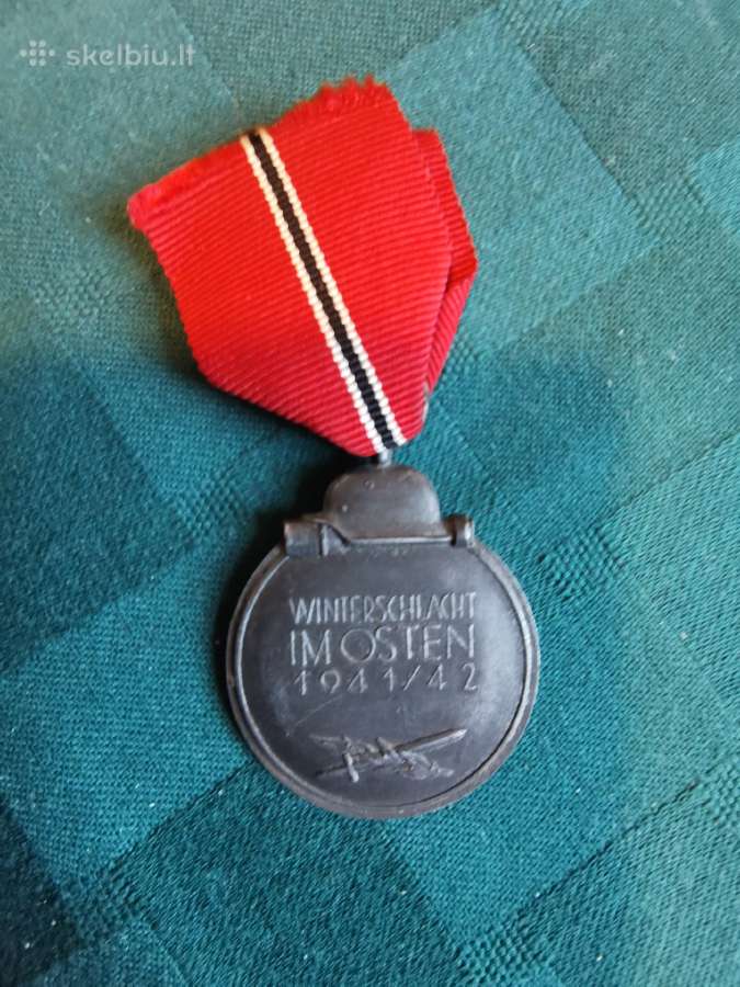 Orginalus rytų fronto medalis - nuotraukos Nr. 3