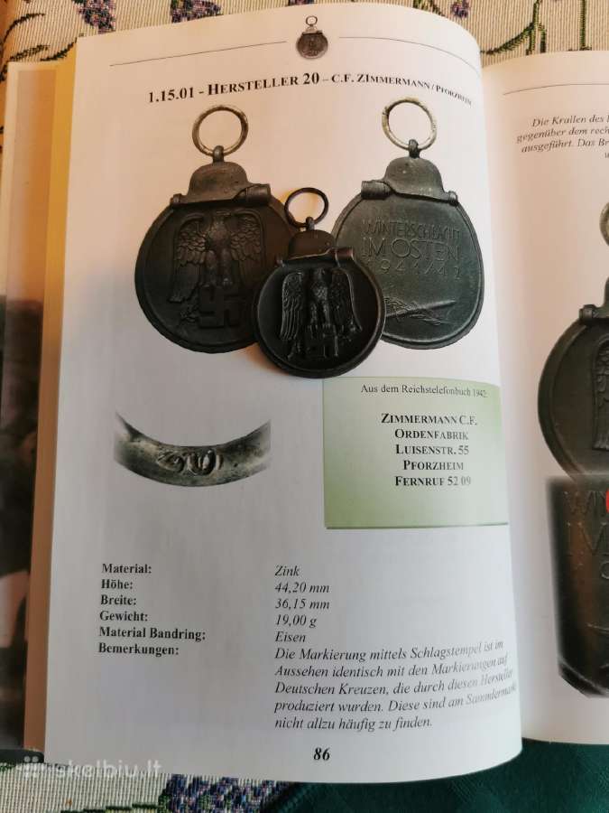 Orginalus rytų fronto medalis - nuotraukos Nr. 9